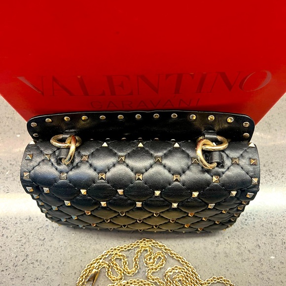 Valentino Napa Small Rockstud Spike Bag Small - Picture 6 of 16